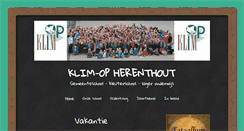 Desktop Screenshot of klimopherenthout.be