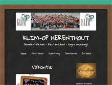 Tablet Screenshot of klimopherenthout.be